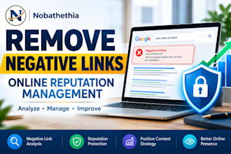 remove negative links and manage your online reputation