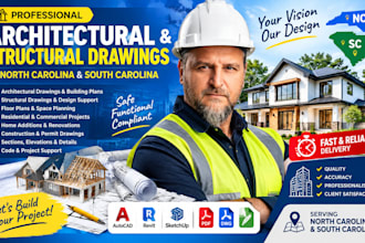 create architectural and structural drawings in north carolina, south carolina