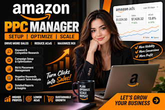 be your amazon PPC manager and optimize your PPC campaigns