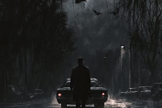 do unique noir, horror and dark comic books art for you