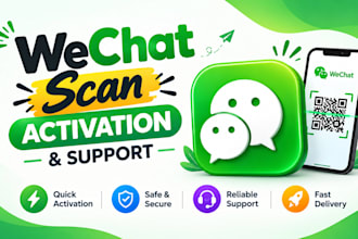 help with wechat scan, login, block account issues