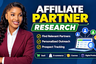research affiliates and prepare personalized outreach campaigns
