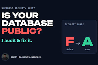 audit and fix supabase rls and security issues in your vibe coded app