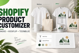 set up shopify zakeke product configurator for print on demand products