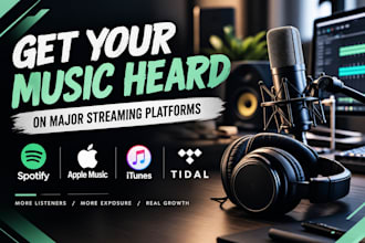 itunes music promotion spotify music promotion apple music tidal music