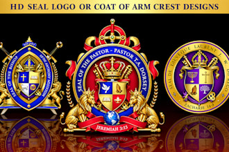 design a best looking modern church logo professionally or apostle seal