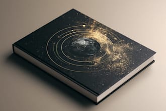 create a custom book cover design for your book