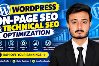 audit, fix and optimize wordpress on page and technical SEO