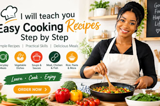 teach you easy cooking recipes step by step