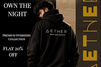 design modern fashion and clothing advertisement posters