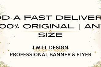 professional banner and flyer design for business and events