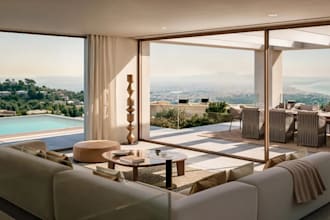 furnish interior space design,basement renovation, open plan, photorealistic cgi