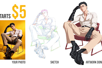 draw an anime version of your photo