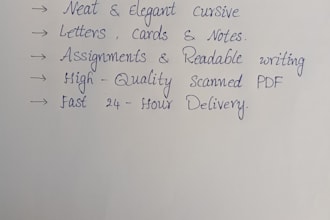 do beautiful handwriting, cursive letters, and assignments