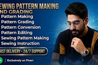 do professional garment pattern design, and maker