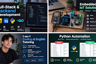 develop your web app or backend API in javascript, typescript, python, or go