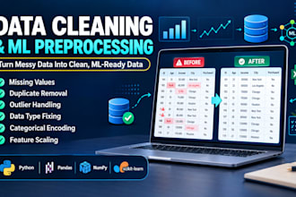clean and preprocess your data for machine learning and analysis