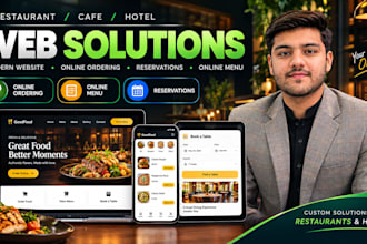 build online ordering and table reservation system for restaurants