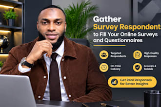 gather real surveys respondents to fill your online surveys questionnaire