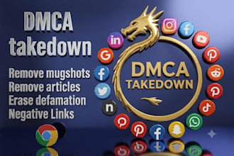 remove takedown insta fb reddit tiktok yt google maps listing under dmca