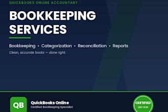 do bookkeeping and transaction categorization in qbo