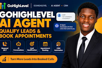 build a gohighlevel ai agent for lead qualification and appointment booking