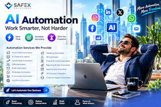 automate your social media and repetitive tasks giving you freedom