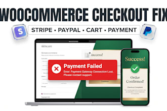 fix woocommerce checkout, stripe, paypal and wordpress site add to cart errors