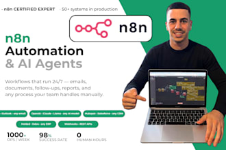 build custom n8n automation workflows and ai agents