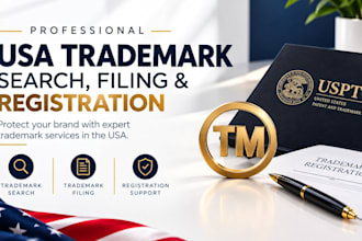 do USA trademark search, filing and registration