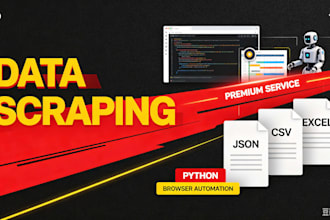 scrape data as your business need