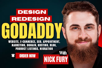 design godaddy redesign godaddy website design godaddy business website store