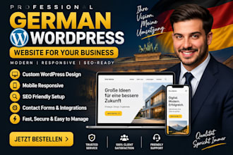 design a professional german wordpress website for your business