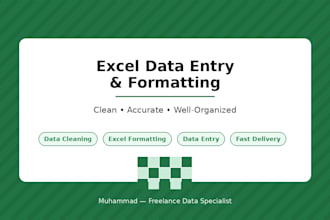 format, clean, and organize your excel data professionally