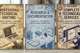 create professional research reports and documents