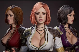 rig and animate 3d metahuman characters, metahuman hair, outfit, iclone 8, unity