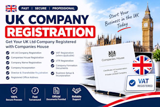 ireland company registration, uk ltd, vat registration for germany, uk address