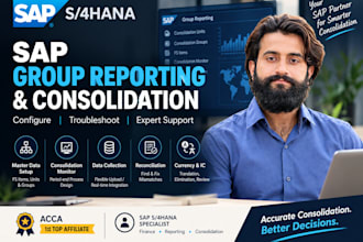 configure and troubleshoot sap group reporting and consolidation