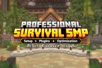 make a professional minecraft survival smp server