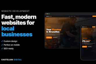build a fast, modern website for your local business