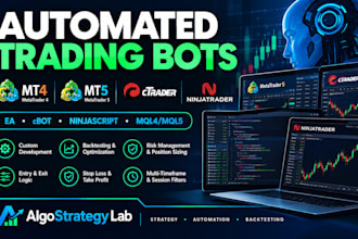 develop automated trading bots for metatrader ctrader ninjatrader