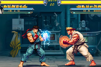 develop fighting game, shooting game, fps, tps and multiplayer game, 3d game
