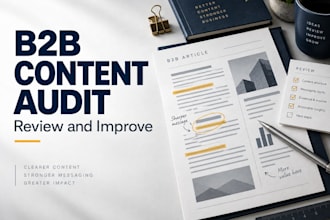 audit and optimize your b2b SEO content