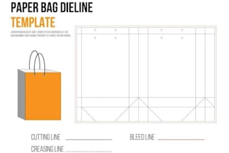 create custom packaging dieline, box design, print ready template and 3d mockup