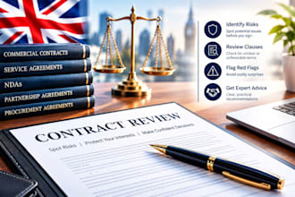 urgently review your business contract and flag risks before your deadline