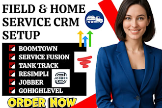 setup boomtown fieldpulse jobber workiz gohighlevel fieldedge service fusion crm