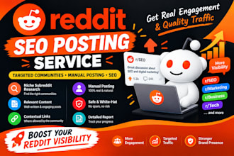 reddit SEO posts and backlinks for your website