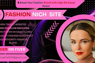do fashion guest post on high da fashion blog with dofollow backlinks