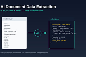 build an ai system to extract data from your pdfs and documents