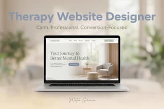 therapy website design wordpress website design